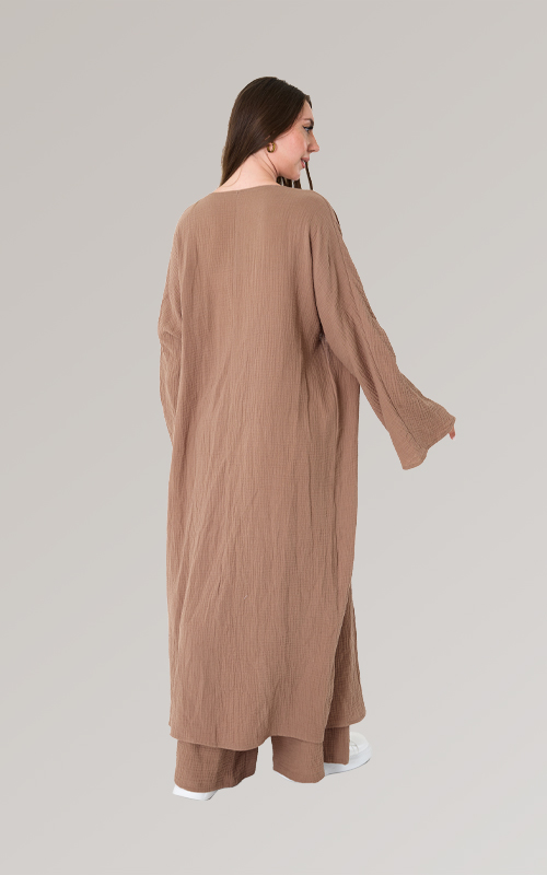 Müslin Takım - Pantalon/ Hırka - 8