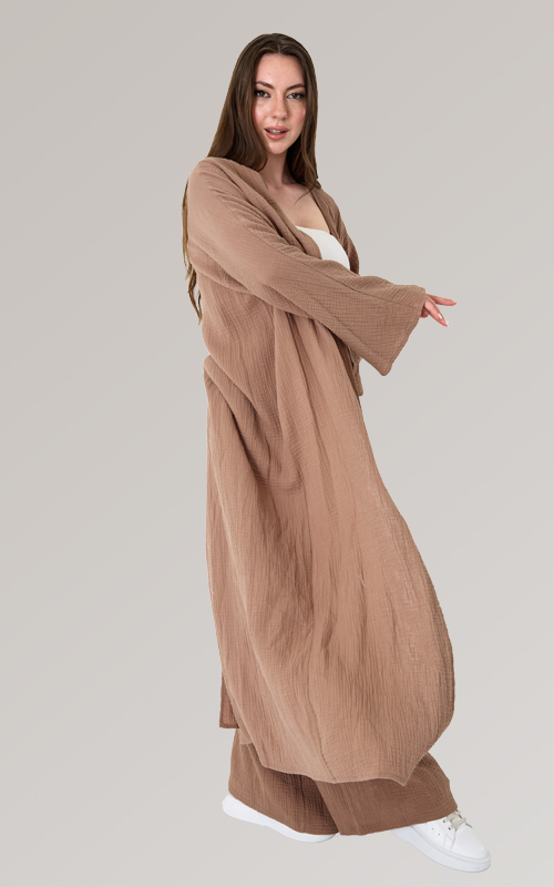 Müslin Takım - Pantalon/ Hırka - 7