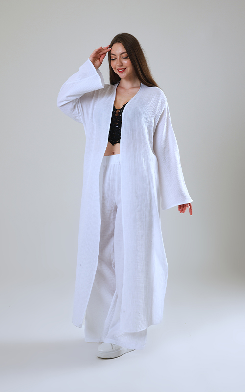Müslin Takım - Pantalon/ Hırka - 21