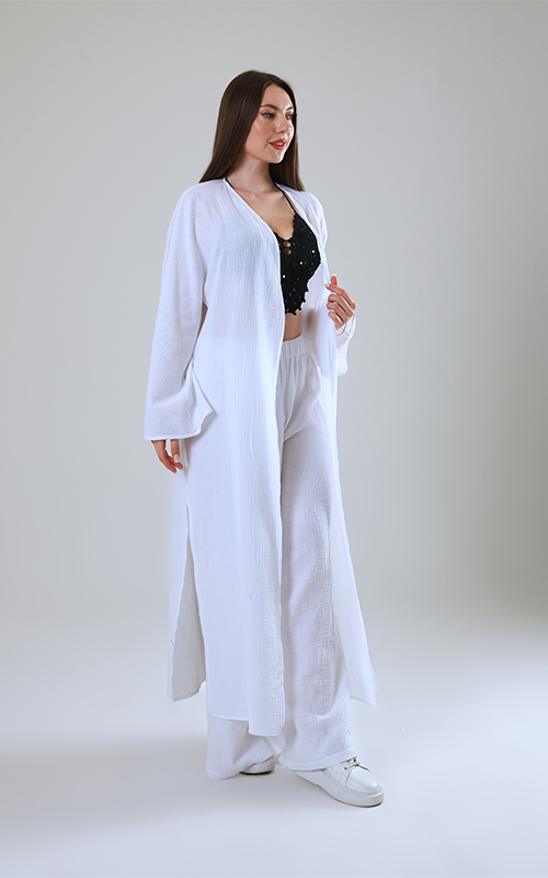 Müslin Takım - Pantalon/ Hırka - 20